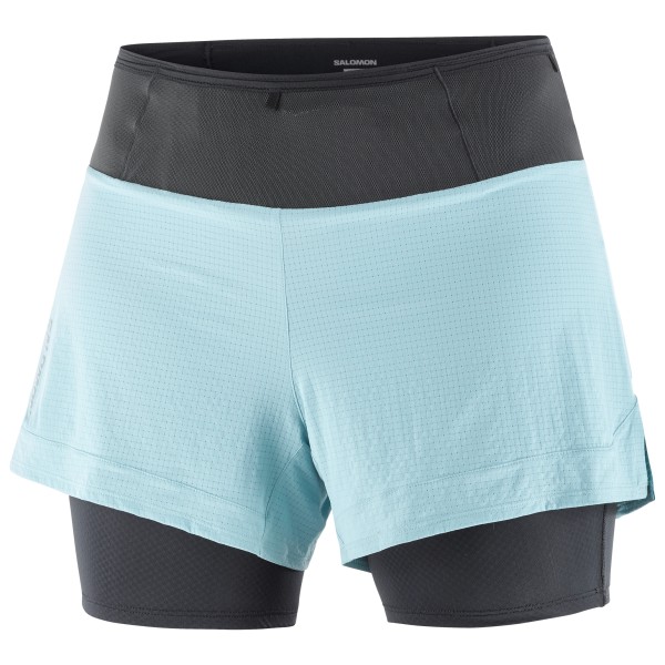 Salomon - Women's Sense Aero 2in1 Short - Laufshorts Gr M blau von Salomon