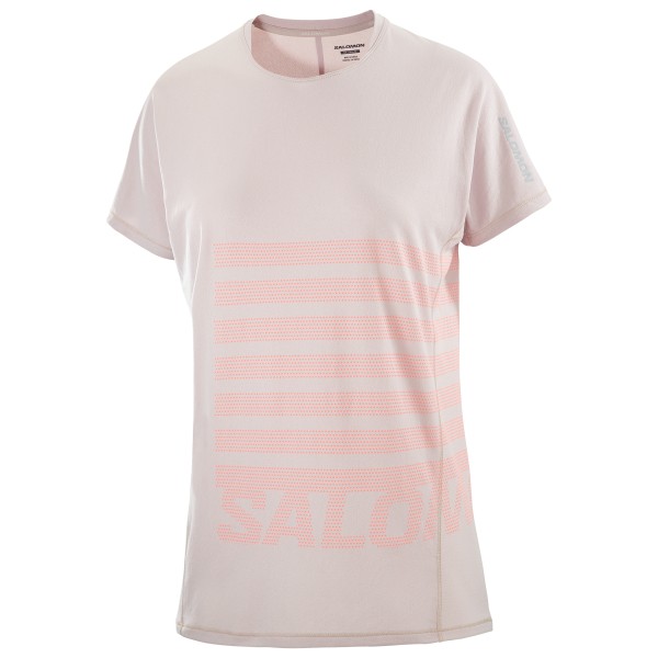 Salomon - Women's Sense Aero Graphic - Laufshirt Gr M rosa von Salomon