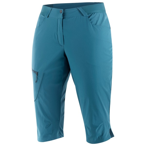 Salomon - Women's Wayfarer Capri - Shorts Gr 40 blau von Salomon