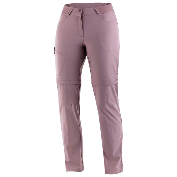 Salomon - Women's Wayfarer Zip Off Pants - Zip-Off-Hose Gr 34 rosa von Salomon