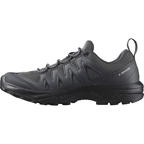 Salomon X Braze Damen Outdoorschuhe, Hiking-Basics, Sportliches Design, Vielseitiger Einsatz, Pewter, 43 1/3 von Salomon