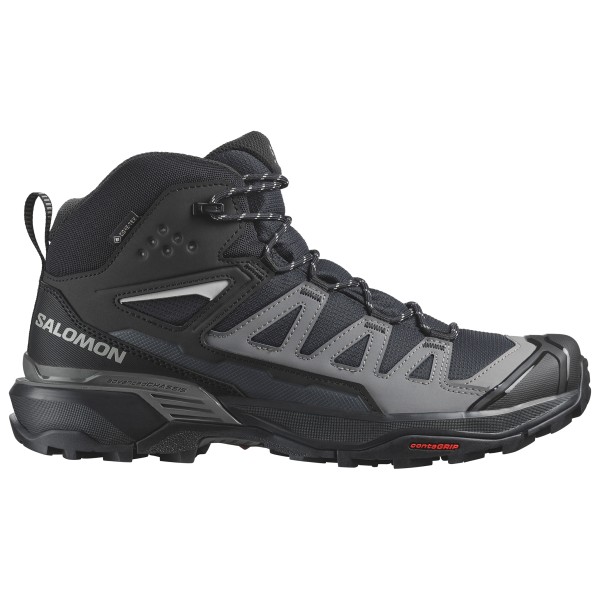 Salomon - X Ultra 360 Mid GTX - Wanderschuhe Gr 7,5 grau/schwarz von Salomon