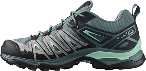 Salomon X Ultra Pioneer ClimaSalomon Waterproof Damen Wanderschuhe, Alle Wetterbedingungen, Sicherer Fußhalt, Stabil und gedämpft, Stormy Weather, 42 von Salomon