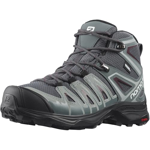 Salomon X Ultra Pioneer Mid ClimaSalomon Waterproof Damen Wanderschuhe, Alle Wetterbedingungen, Sicherer Fußhalt, Stabil und gedämpft, Ebony, 38 2/3 von Salomon