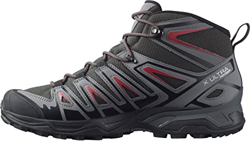 Salomon X Ultra Pioneer Mid ClimaSalomon Waterproof Herren Wanderschuhe, Alle Wetterbedingungen, Sicherer Fußhalt, Stabil und gedämpft, Peat, 40 von Salomon