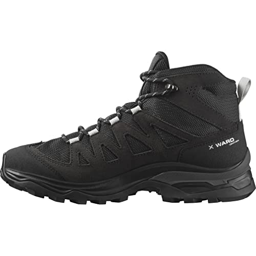 Salomon X Ward Leather Mid GTX Ebony Phantom Black Donna L47181900 EU 38 2/3 von Salomon