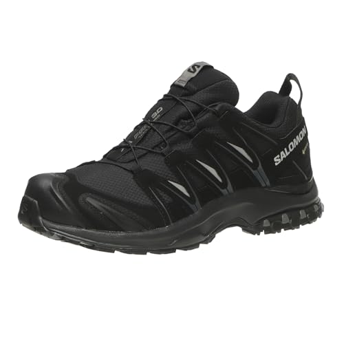 Salomon XA Pro 3D Gore-Tex Herren Trail Running Wasserdichte Schuhe, Stabilität, Grip, Langlebiger Schutz, Black, 47 1/3 von Salomon