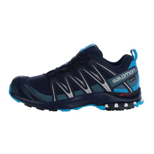 Salomon XA Pro 3D Gore-Tex Herren Trail Running Wasserdichte Schuhe, Stabilität, Grip, Langlebiger Schutz, Navy Blazer, 46 2/3 von Salomon