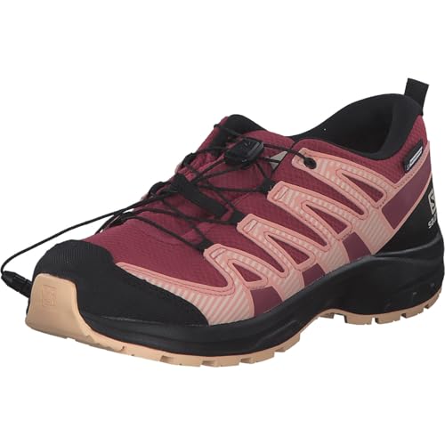 Salomon XA Pro V8 Climasalomon Waterproof Kinder Outdoor-Schuhe, Präzise Passform, Grip in jedem Gelände, Sportlicher Look, Earth Red, 31 von Salomon