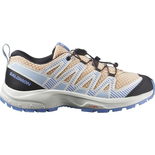 Salomon XA PRO V8 Hiking Shoe, Peach Quartz/Vanilla Ice/Provence, 31 EU von Salomon