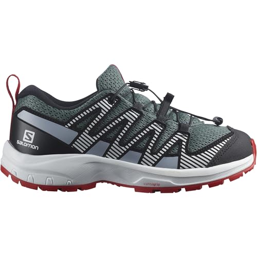 Salomon XA Pro V8 Kinder Outdoor-Schuhe, Präzise Passform, Grip in jedem Gelände, Sportlicher Look, Stormy Weather, 31 von Salomon