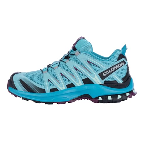 Salomon XA Pro 3D Damen Trailrunning- und Wanderschuhe, Outdoor-bereit, Grip, Langlebiger Schutz, Blue Curacao, 44 von Salomon
