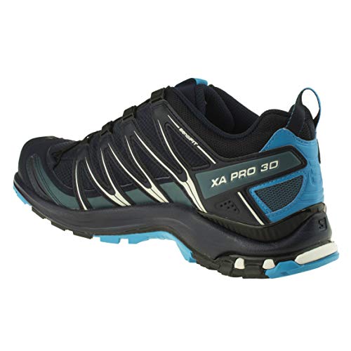 Salomon XA Pro 3D Gore-Tex Herren Trail Running Wasserdichte Schuhe, Stabilität, Grip, Langlebiger Schutz, Navy Blazer, 40 von Salomon