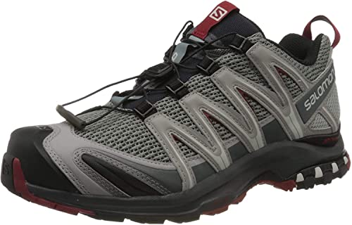 Salomon XA Pro 3D Herren Trail Running Schuhe, Stabilität, Grip, Dauerhafter Schutz, Monument, 40 2/3 von Salomon