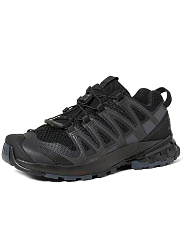 Salomon XA Pro 3D V8 Damen Trailrunning-Schuhe, Schwarz (Black/Phantom/Ebony), 38 2/3 EU von Salomon