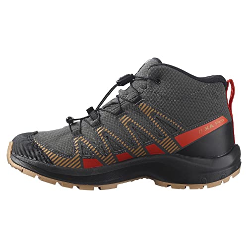 Salomon XA Pro V8 Mid ClimaSalomon Waterproof Kinder Outdoor-Aktivitätsschuhe, Präzise Passform, Grip und Schutz, Sportlicher Look, Magnet, 35 von Salomon