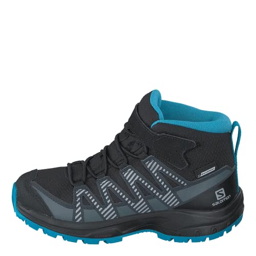 Salomon XA Pro V8 Mid ClimaSalomon Waterproof Kinder Trailrunning-Schuhe, Präzise Passform, Grip und Schutz, Sportlicher Look, Black, 31 von Salomon