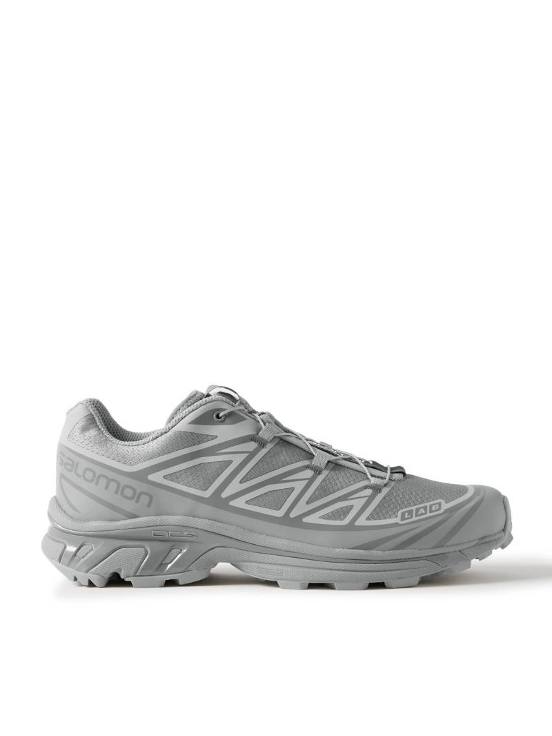 Salomon - XT-6 Rubber-Trimmed Mesh Sneakers - Men - Gray - UK 10.5 von Salomon