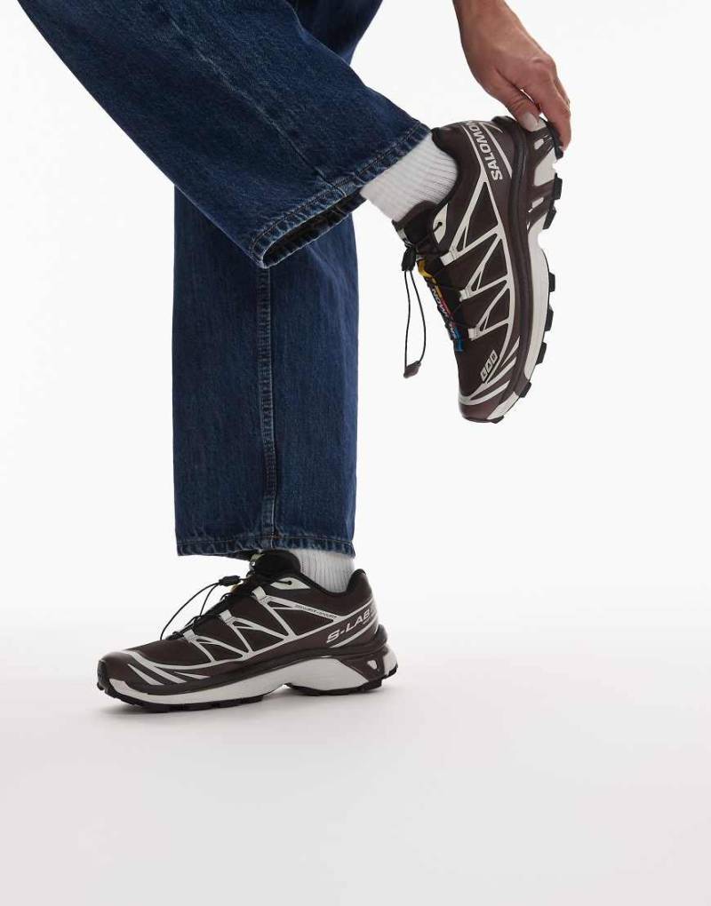 Salomon - XT-6 - Sneaker in Braun-Schwarz von Salomon