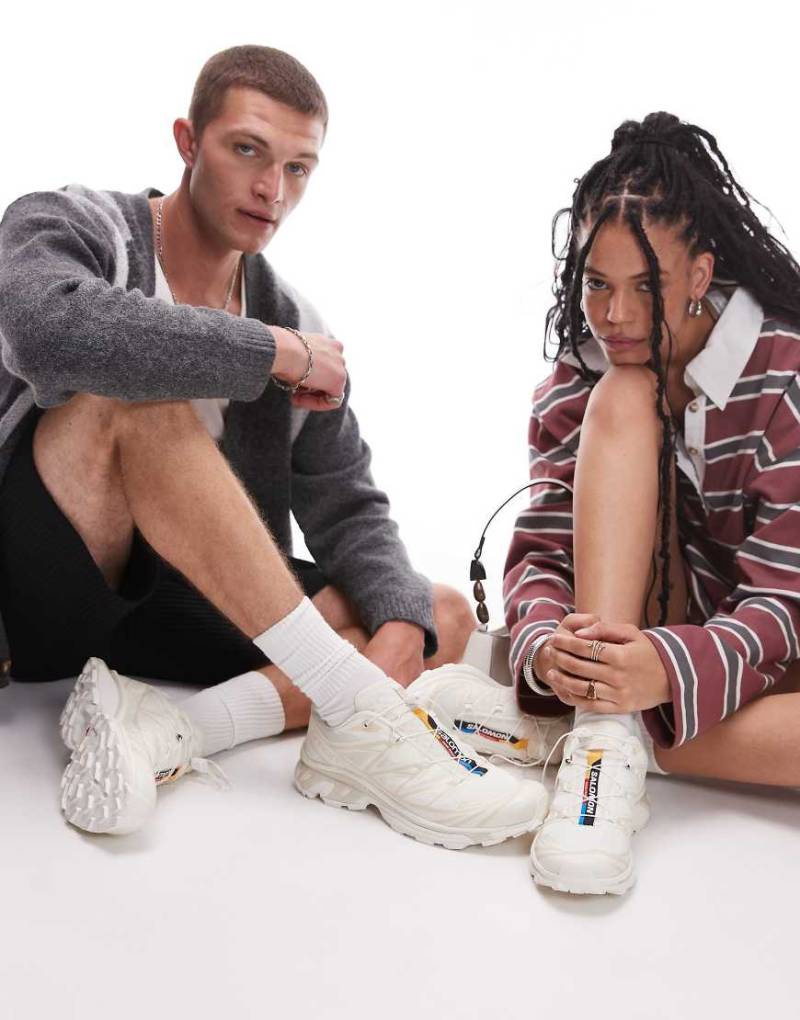 Salomon - XT-6 - Unisex-Sneaker in der Farbe Vanilleeis-Weiß von Salomon