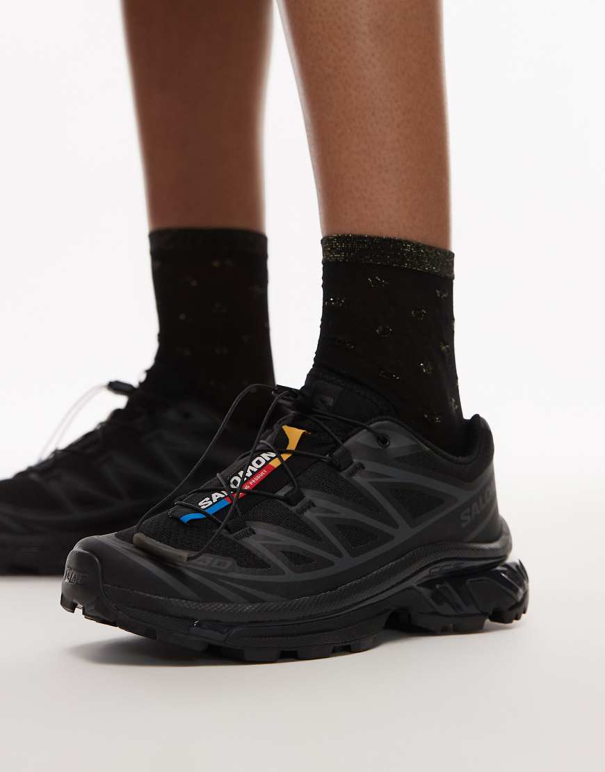 Salomon - XT-6 - Unisex-Sneaker in Schwarz und Phantom von Salomon