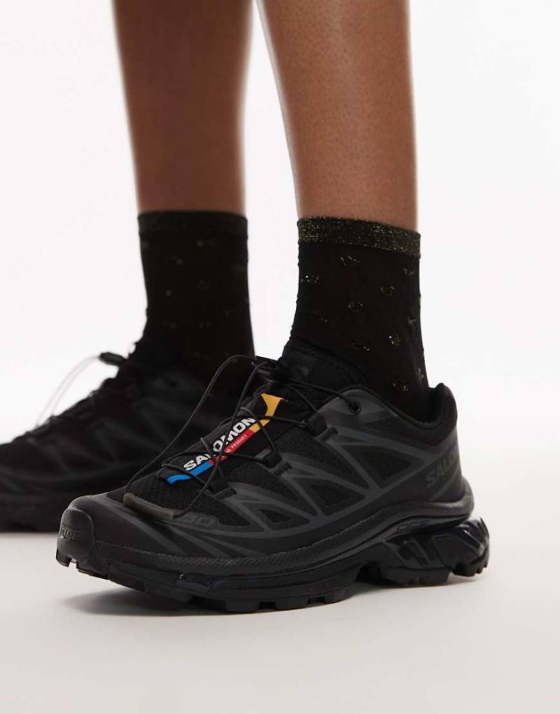 Salomon - XT-6 - Unisex-Sneaker in Schwarz und Phantom von Salomon