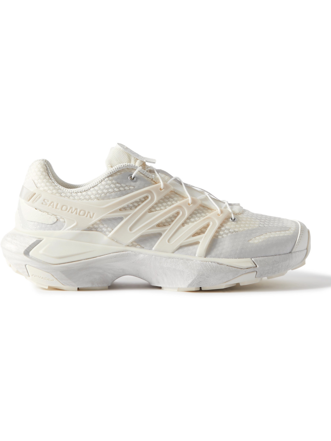Salomon - XT PU.RE ADVANCED Rubber-Trimmed Mesh Sneakers - Men - White - UK 7.5 Salomon - XT PU.RE ADVANCED Rubber-Trimmed Mesh Sneakers - Men - White - UK 7.5 von Salomon
