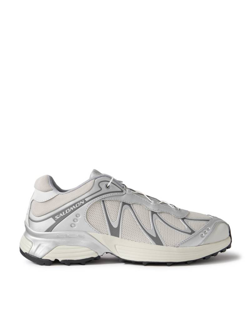 Salomon - XT-WHISPER Metallic Rubber-Trimmed Mesh Sneakers - Men - Gray - UK 11 von Salomon