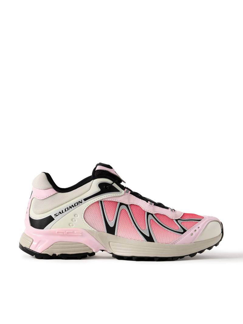Salomon - XT-WHISPER Rubber-Trimmed Mesh Sneakers - Men - Pink - UK 8 von Salomon