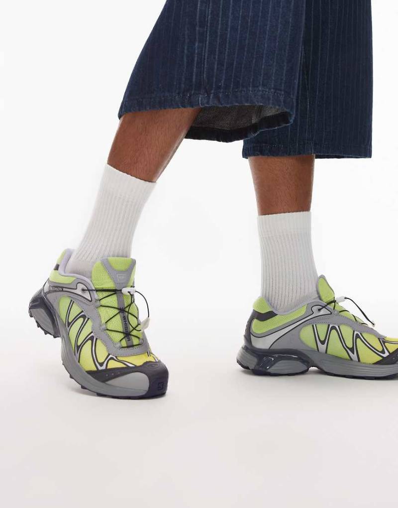 Salomon - XT-Whisper - Sneaker in scharfem Grün und Eisen von Salomon