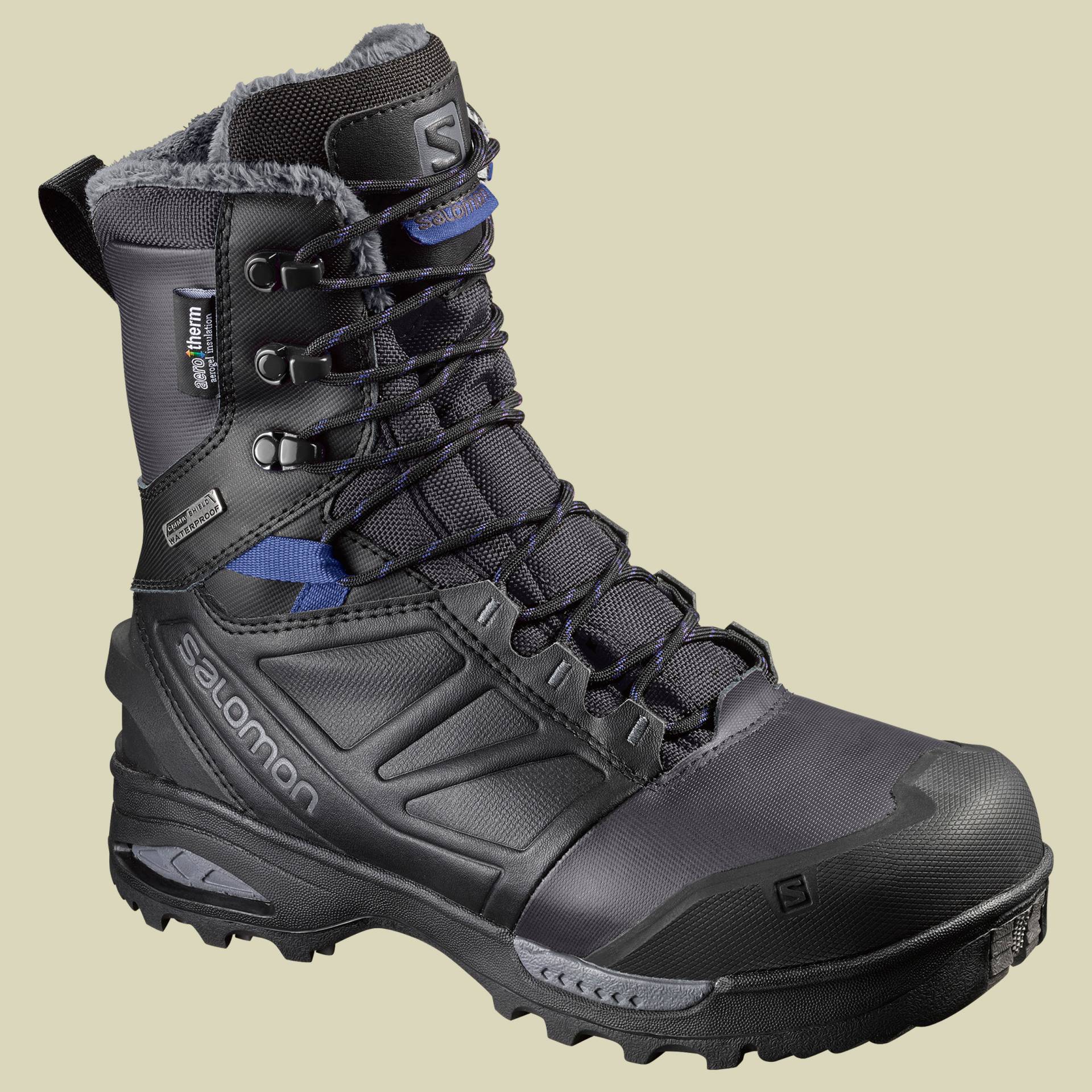 Toundra Pro ClimaSalomon Waterproof (CSWP) Women Größe UK 5,5 Farbe phantom/black/amparo blue von Salomon