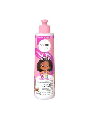 Ativador de Cachos Kids Hidratação SOS Cachos 300ml Ativador de Cachos Kids Hidratação SOS Cachos 300ml von Salon Line