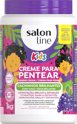 Salon Line Grape Kids Shiny Curls Combing Cream 1kg von Salon Line