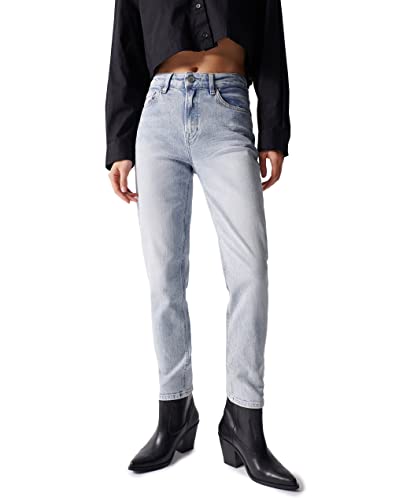 Salsa Cropped True-Jeans, Slim, HELLE Waschung von Salsa