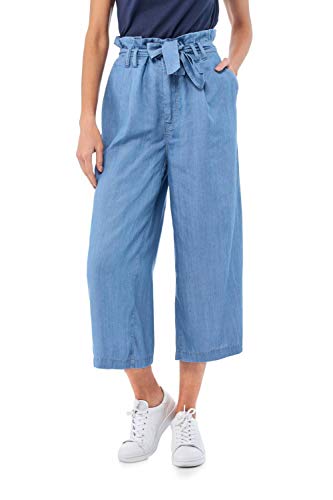 Salsa Culotte Jeans Charlotte, aus hellem leichten Denimstoff von Salsa