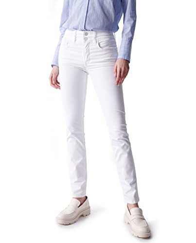 Salsa Damen Secret Jeans, Blanco, 32 von Salsa