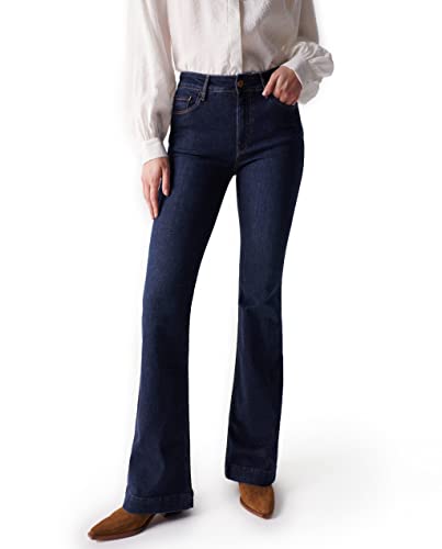 Salsa Destiny Push UP-Jeans, Flare-Passform, MIT DUNKLER Waschung Salsa Destiny Push UP-Jeans, Flare-Passform, MIT DUNKLER Waschung von Salsa