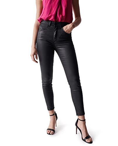 Salsa Jeans Faith, Push IN, Cropped Hose, GECOATET von Salsa