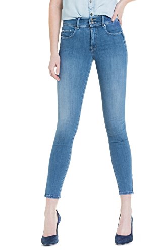 Salsa - Jeans Push In Secret, Caprihose, mit Detail am Verschluss - Damen - blau - 28US von Salsa