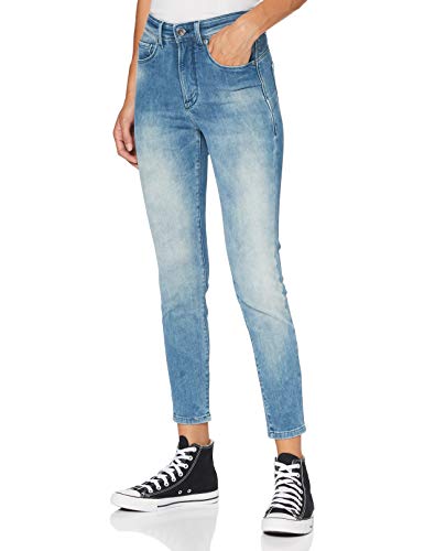 Salsa Jeans Faith, Push IN, Cropped Hose, IN GEWASCHENEM Denim von Salsa