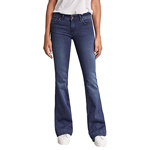 Salsa Damen Jeans Wonder Push UP, Flare, Blau, D 34 (EU 46) von Salsa