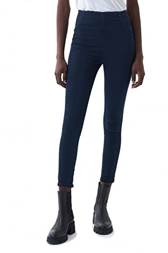 Salsa Jeggings mit hoher Taille, aus dunklem Denim von Salsa