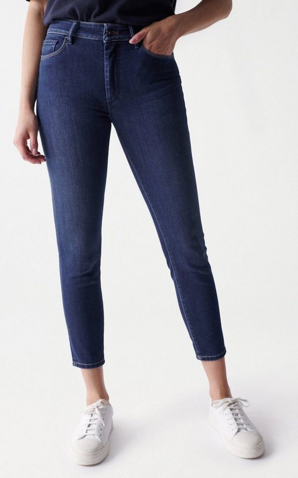 Salsa Stretch-Jeans SALSA JEANS DESTINY PUSH UP CROP SKINNY darkblue 126911.8504 von Salsa