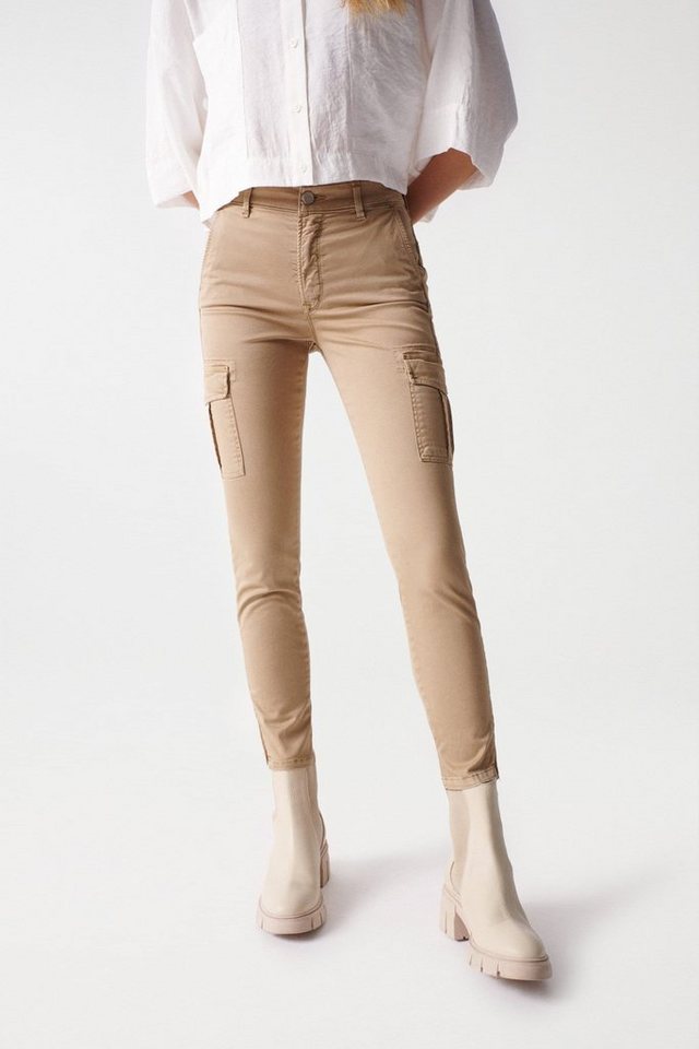 Salsa Stretch-Jeans SALSA JEANS SECRET GLAMOUR PUSH IN SKINNY beige 21005815.120 von Salsa