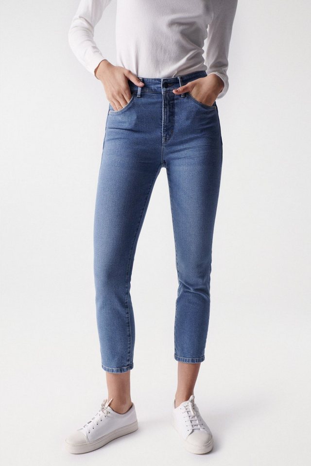 Salsa Stretch-Jeans SALSA JEANS SECRET GLAMOUR PUSH IN mid blue use 21005755.853 von Salsa