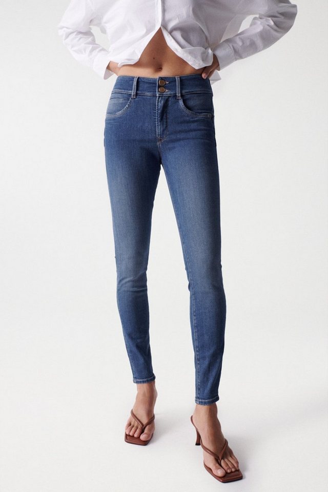 Salsa Stretch-Jeans SALSA JEANS SECRET PUSH IN SKINNY blue 21005683.853 von Salsa