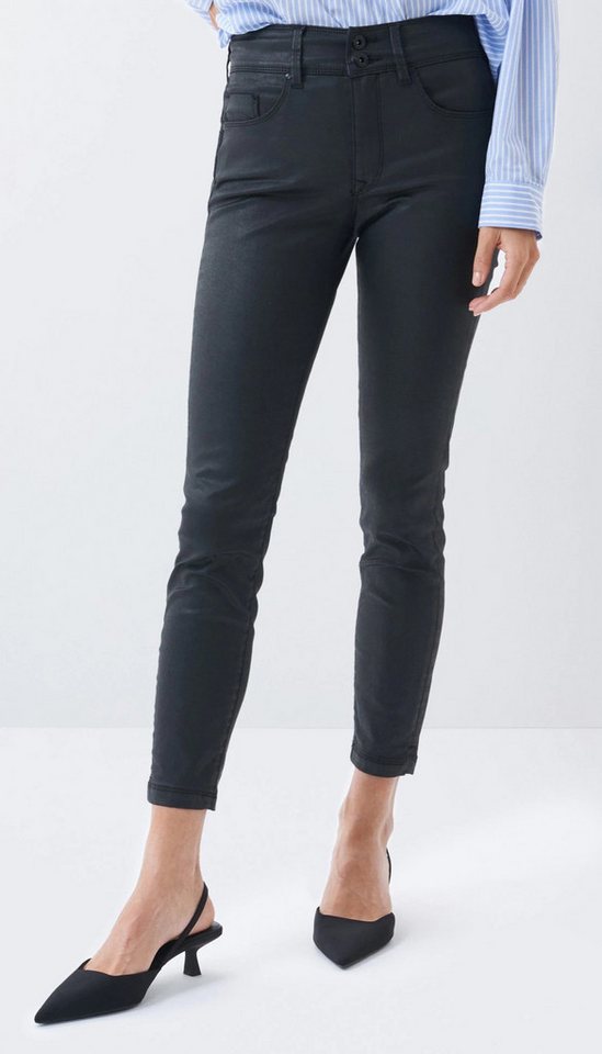 Salsa Stretch-Jeans SALSA JEANS SECRET PUSH IN SKINNY coated black 121997.0000 von Salsa