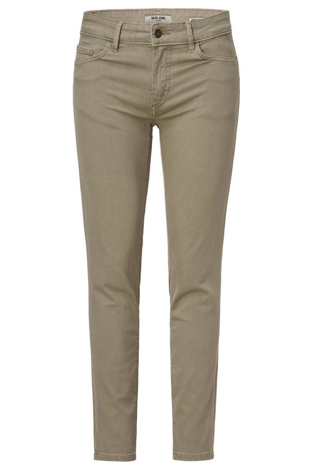 Salsa Stretch-Jeans SALSA JEANS WONDER PUSH UP SKINNY CROPPED olivgrün 21007181.0510 von Salsa