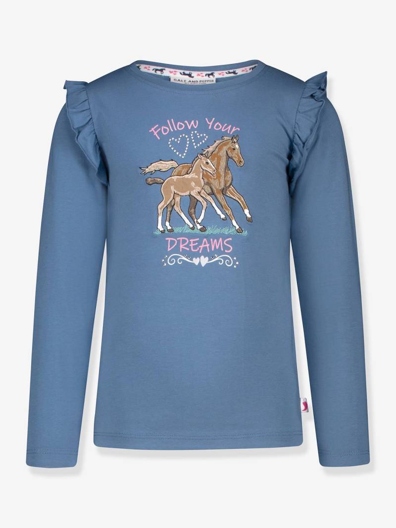 Shirt Pferde Rüschen Mädchen SALT AND PEPPER pfauen von Salt And Pepper