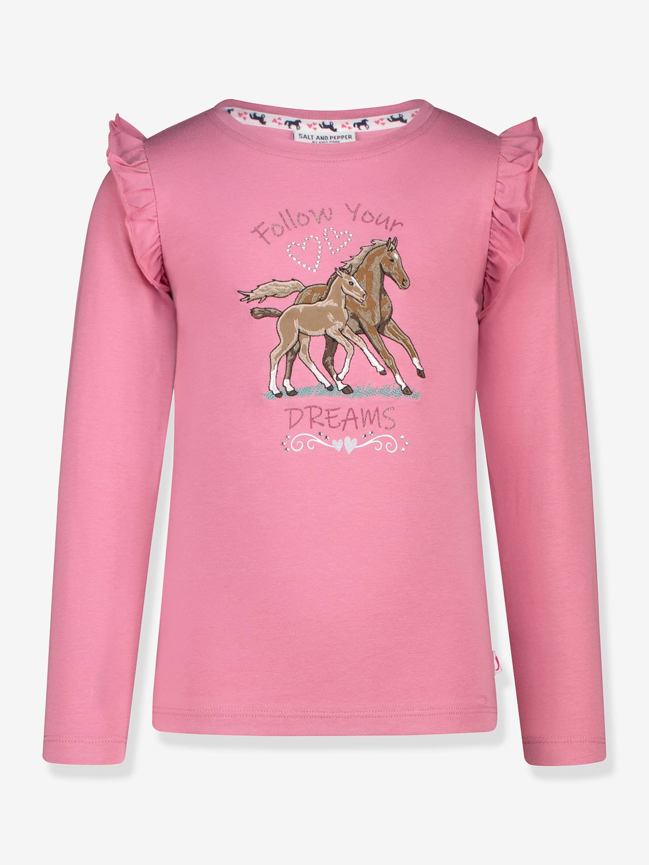 Shirt Pferde Rüschen Mädchen SALT AND PEPPER von Salt And Pepper